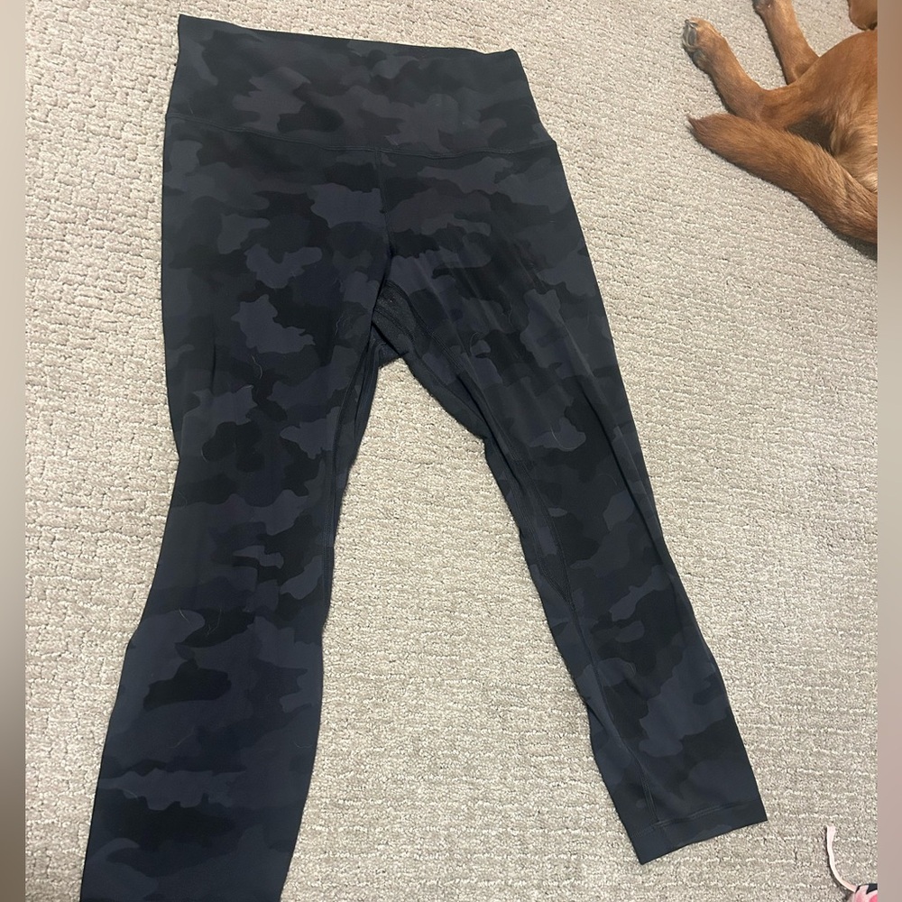 Lululemon black camo leggings